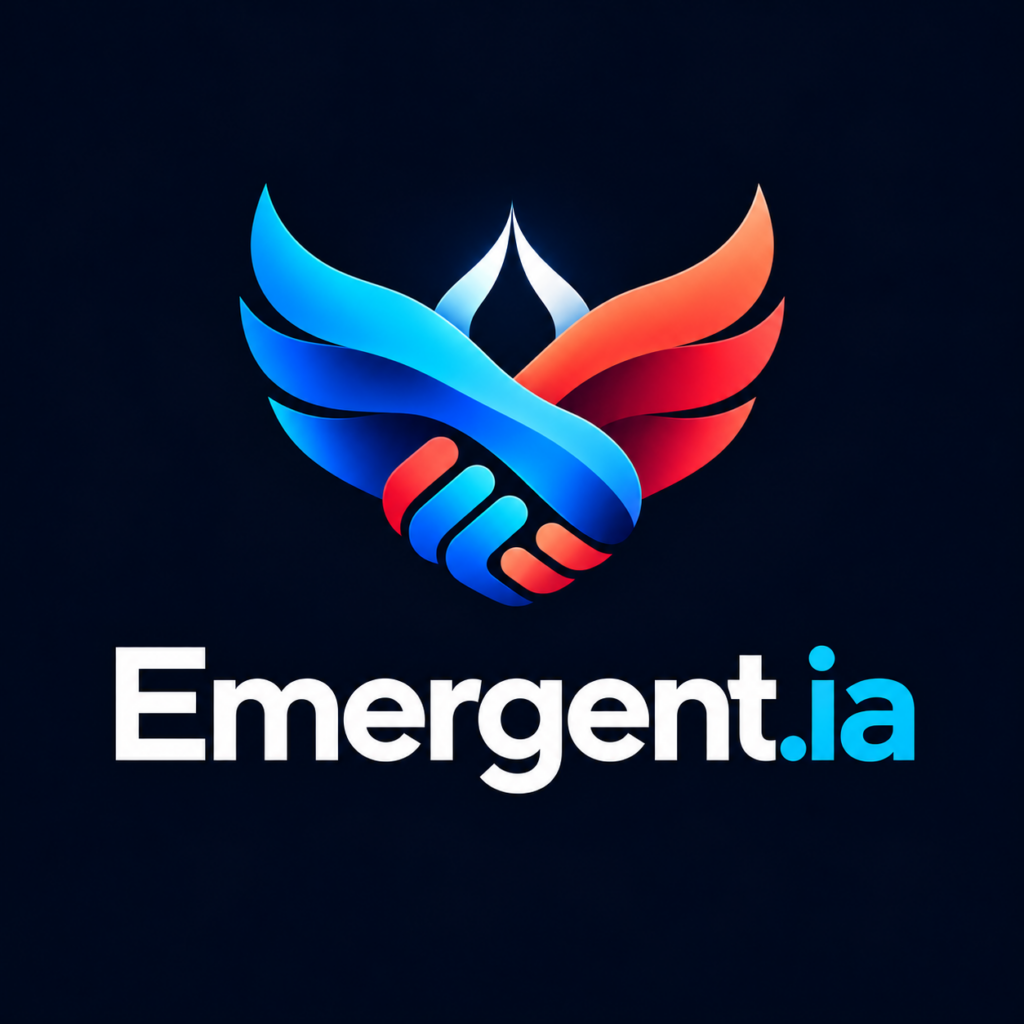 Logotipo de Emergent.ia, ecosistemas creativos